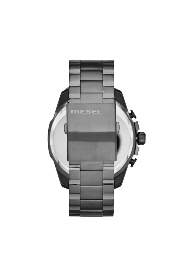 Men Dz4329 Mega Chief Silver Diesel Watches
