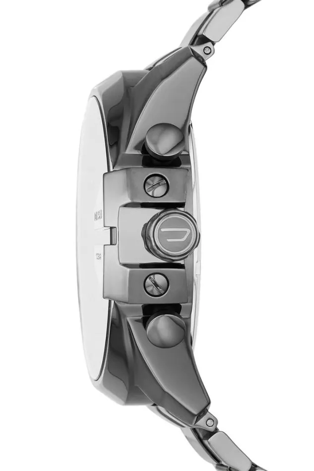 Men Dz4329 Mega Chief Silver Diesel Watches