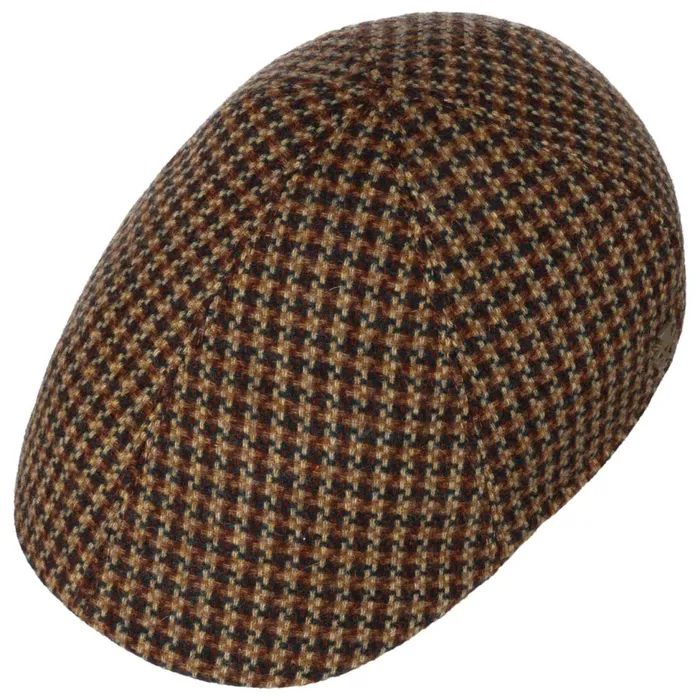 Men Flat Caps Mayser Billy Wool Houndstooth Flat Cap Zechbauer Beigebrown Men Flat Caps Mayser Billy Wool Houndstooth Flat Cap Zechbauer Beigebrown