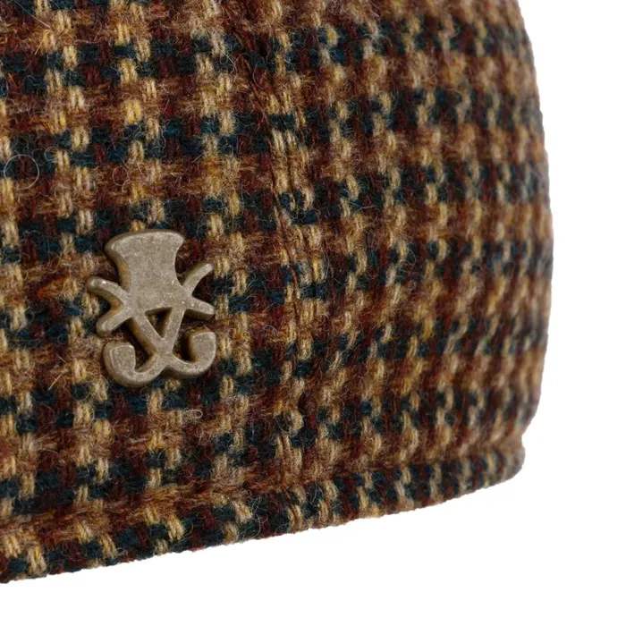 Men Flat Caps Mayser Billy Wool Houndstooth Flat Cap Zechbauer Beigebrown Men Flat Caps Mayser Billy Wool Houndstooth Flat Cap Zechbauer Beigebrown