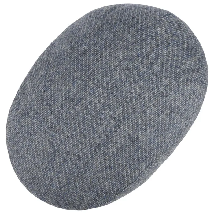 Men Flat Caps Mayser Merlino Check Flat Cap With Ear Flaps Grayblue