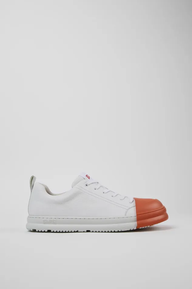 Men Junction Runner White Leather Sneakers Camper Sneakers Men Junction Runner White Leather Sneakers Camper Sneakers