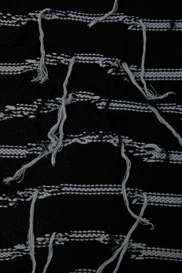 Men Knit Scarf Black Intarsia Knit Scarf Camper Knit Men Knit Scarf Black Intarsia Knit Scarf Camper Knit