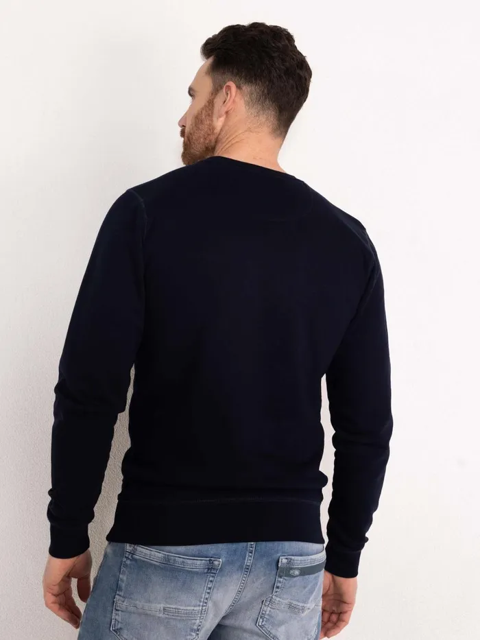 Men Knits and Sweats Petrol Industries Essential Crewneck Sweat Midnight Navy