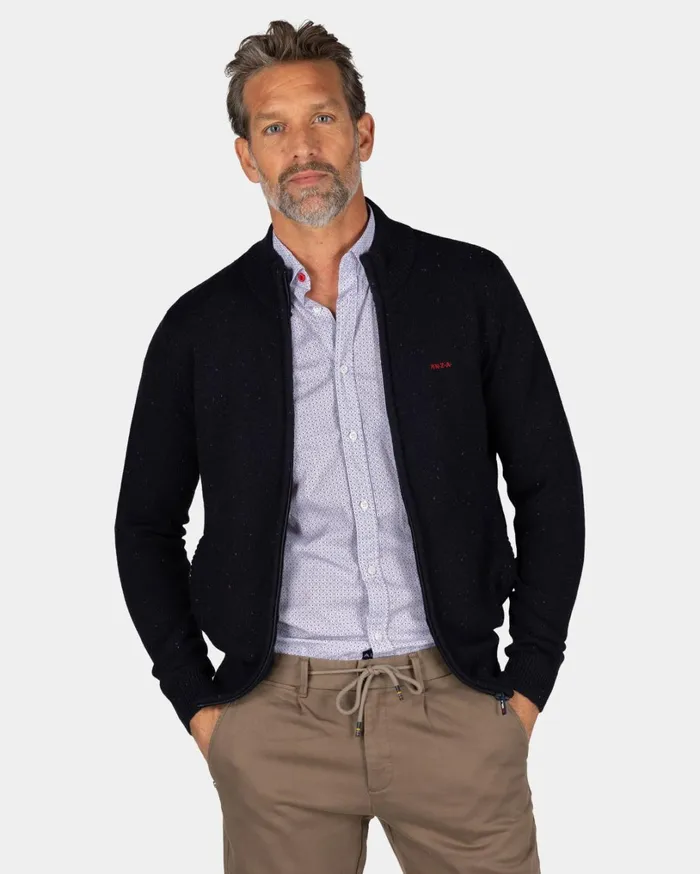 Men Knitwear NZA New Zealand Auckland Dark Blue Wool Cardigan 8211 Winter Navy Men Knitwear NZA New Zealand Auckland Dark Blue Wool Cardigan 8211 Winter Navy