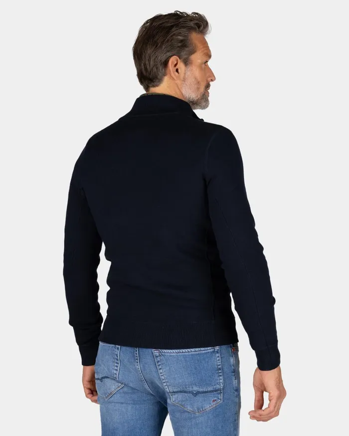Men Knitwear NZA New Zealand Auckland Pullover With HalfZip In Dark Blue 8211 Winter Navy Men Knitwear NZA New Zealand Auckland Pullover With HalfZip In Dark Blue 8211 Winter Navy