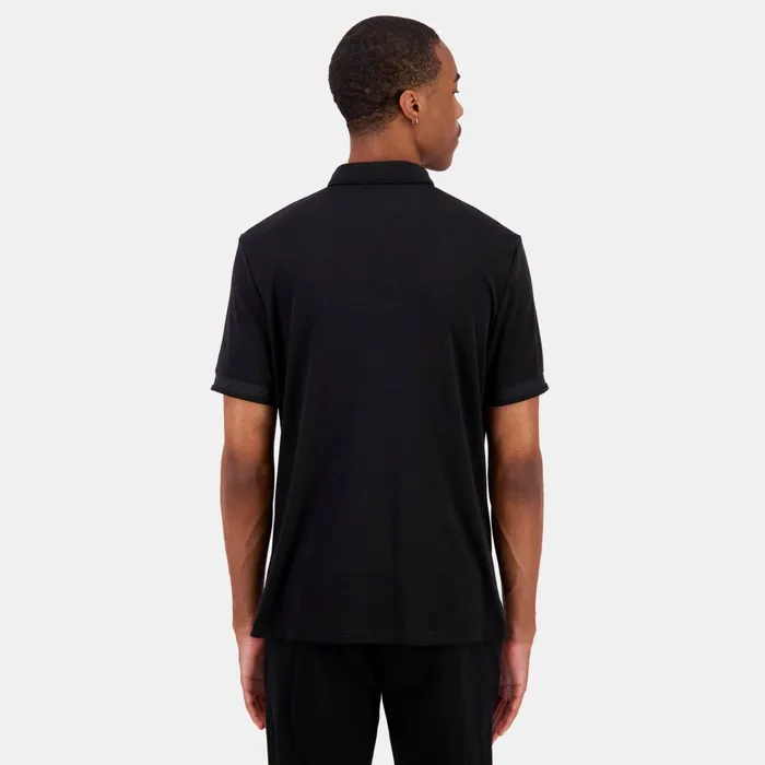 Men Le Coq Sportif Polos Shirts Coq D039or Shirt Manches Courtes Black