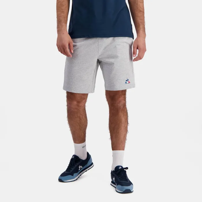 Men Le Coq Sportif Shorts Essentiels Short Homme Gris Chin Clair