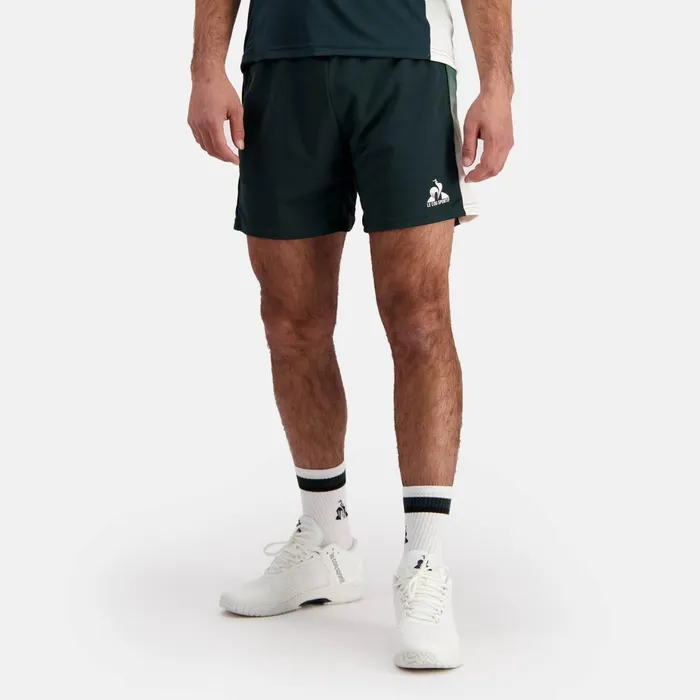 Men Le Coq Sportif Shorts Performance Tennis Shorts Scarab