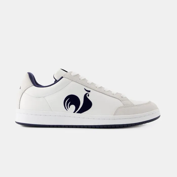 Men Le Coq Sportif Trainers And Sneakers Shoes LCS COURT ROOSTER Optical Whitedress Blue