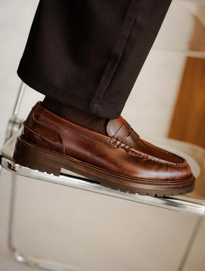 Men Loafers Bobbies Peyton Coffee Liqueur