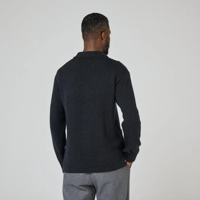 Men Oliver Sweeney Knitwear Brecon Charcoal Men Oliver Sweeney Knitwear Brecon Charcoal