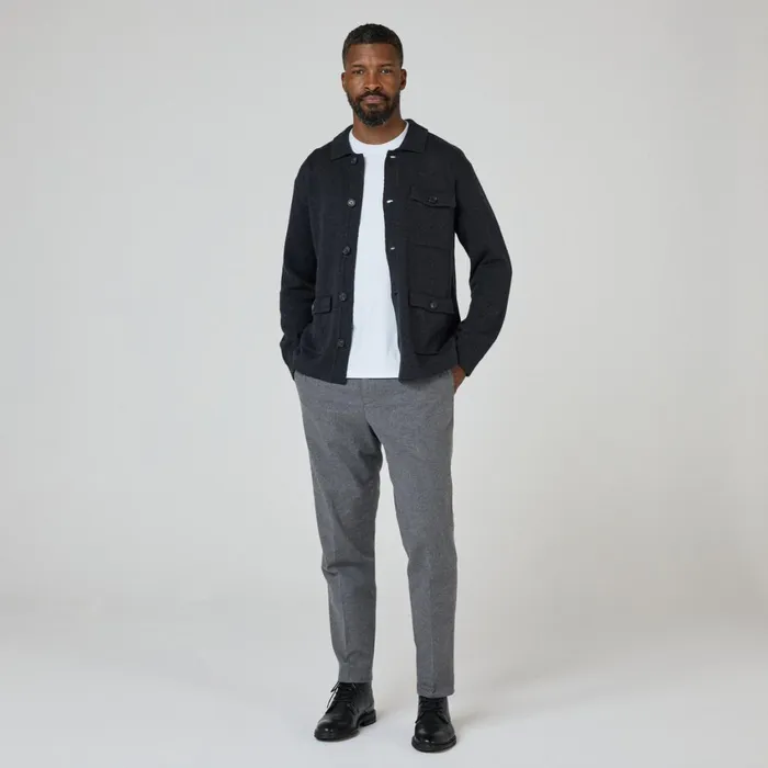 Men Oliver Sweeney Knitwear Brecon Charcoal Men Oliver Sweeney Knitwear Brecon Charcoal