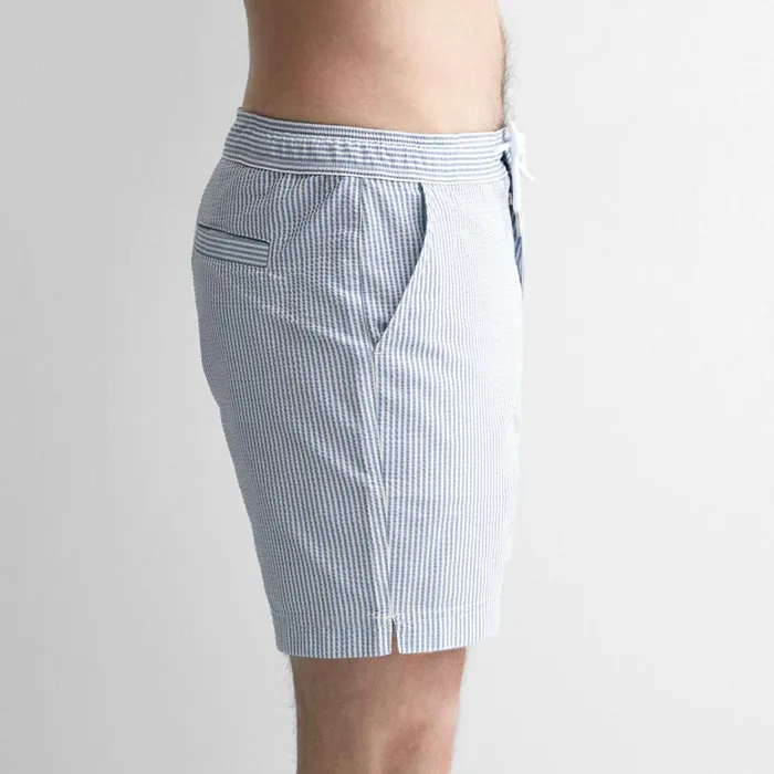 Men Oliver Sweeney Shorts Monforte Blue Stripe Men Oliver Sweeney Shorts Monforte Blue Stripe