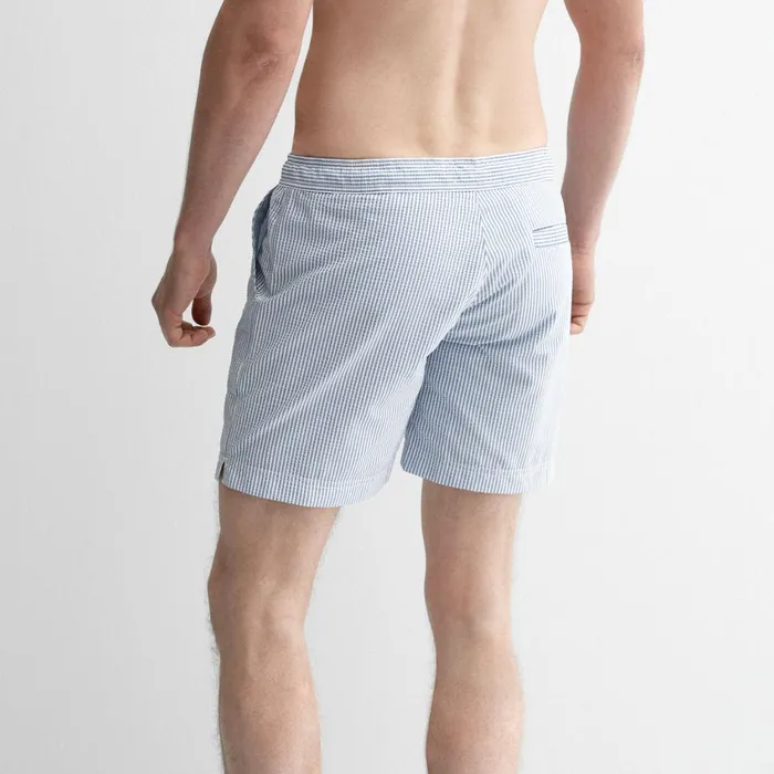 Men Oliver Sweeney Shorts Monforte Blue Stripe Men Oliver Sweeney Shorts Monforte Blue Stripe