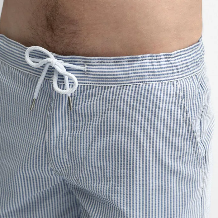 Men Oliver Sweeney Shorts Monforte Blue Stripe Men Oliver Sweeney Shorts Monforte Blue Stripe