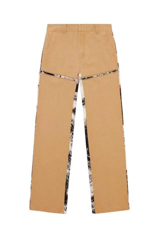 Men PMich Light Brown Diesel Trousers And Shorts Men PMich Light Brown Diesel Trousers And Shorts