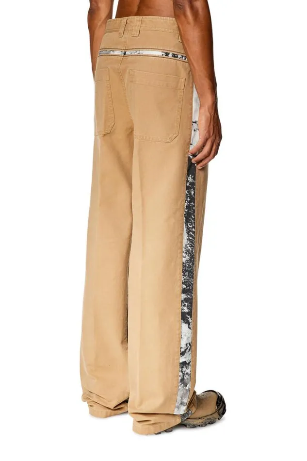 Men PMich Light Brown Diesel Trousers And Shorts Men PMich Light Brown Diesel Trousers And Shorts