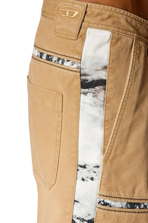 Men PMich Light Brown Diesel Trousers And Shorts Men PMich Light Brown Diesel Trousers And Shorts