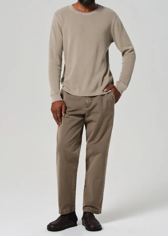 Men Pants Citizens Of Humanity Flat Front Chino In Hazel