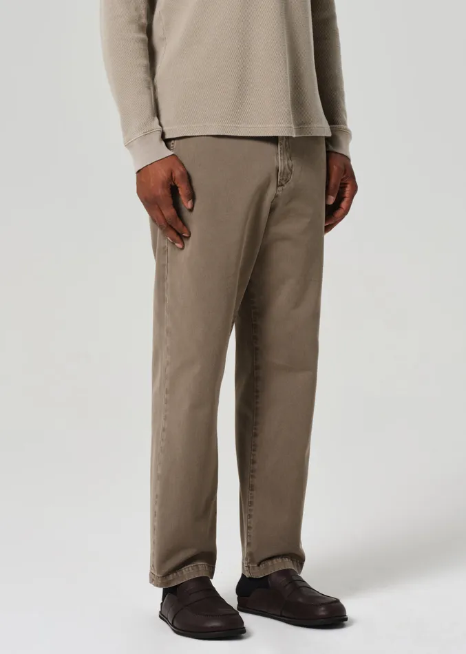 Men Pants Citizens Of Humanity Flat Front Chino In Hazel