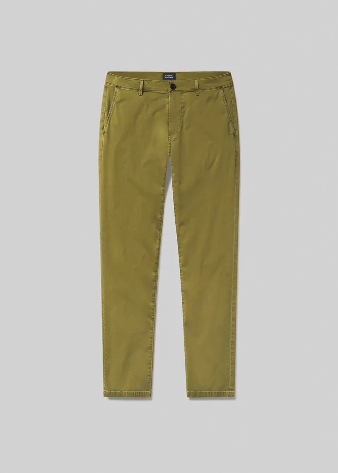 Men Pants Citizens Of Humanity London Tapered Slim Italian Twill In Moss