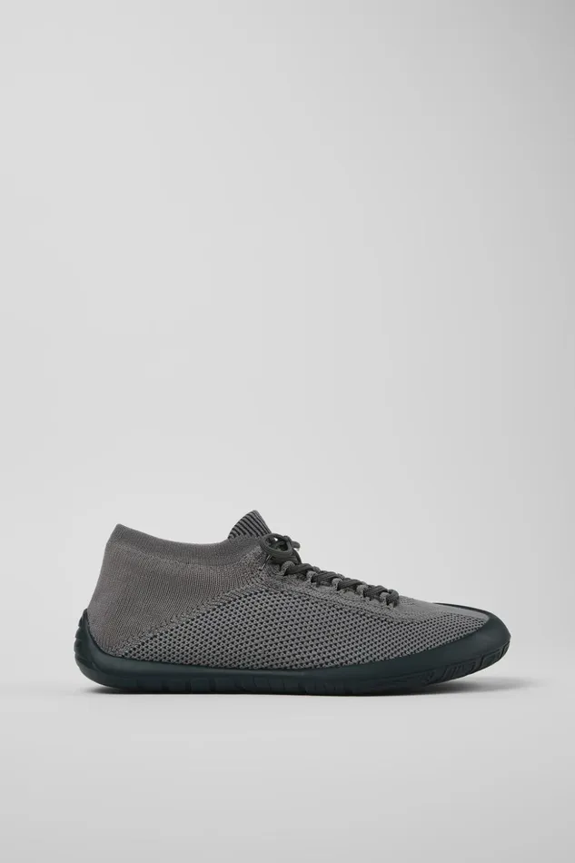Men Path Gray Textile Shoes Camper Ankle Boots Men Path Gray Textile Shoes Camper Ankle Boots