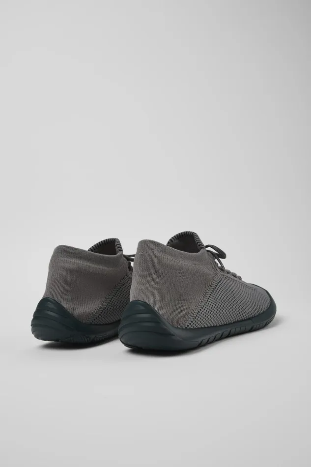 Men Path Gray Textile Shoes Camper Ankle Boots Men Path Gray Textile Shoes Camper Ankle Boots