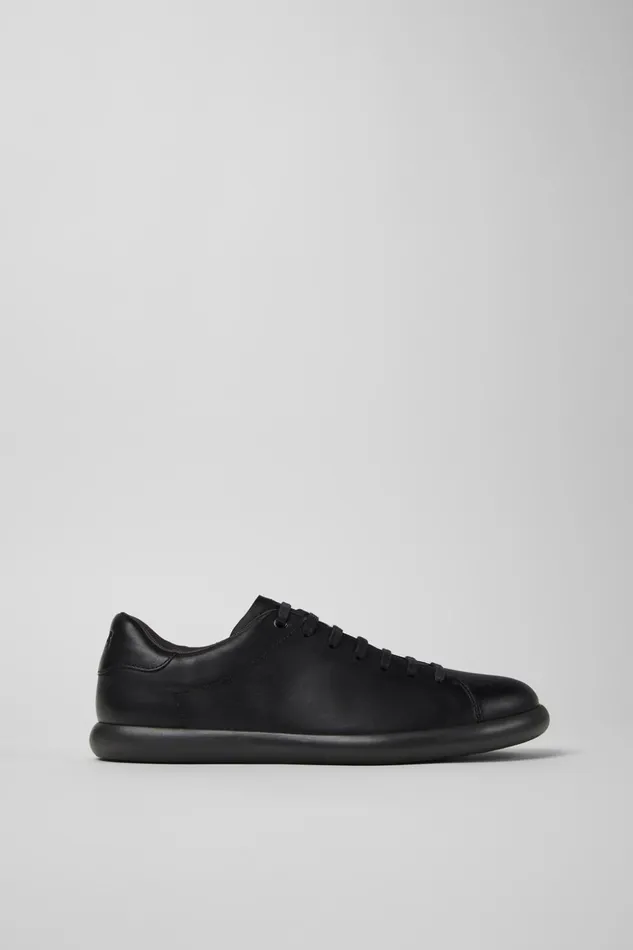 Men Pelotas Soller Black Leather Sneakers Camper Sneakers Men Pelotas Soller Black Leather Sneakers Camper Sneakers