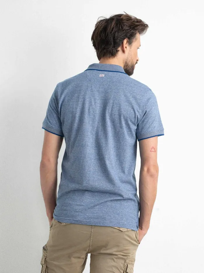 Men Polo Shirts Petrol Industries Classic Polo Shirt Imperial Blue
