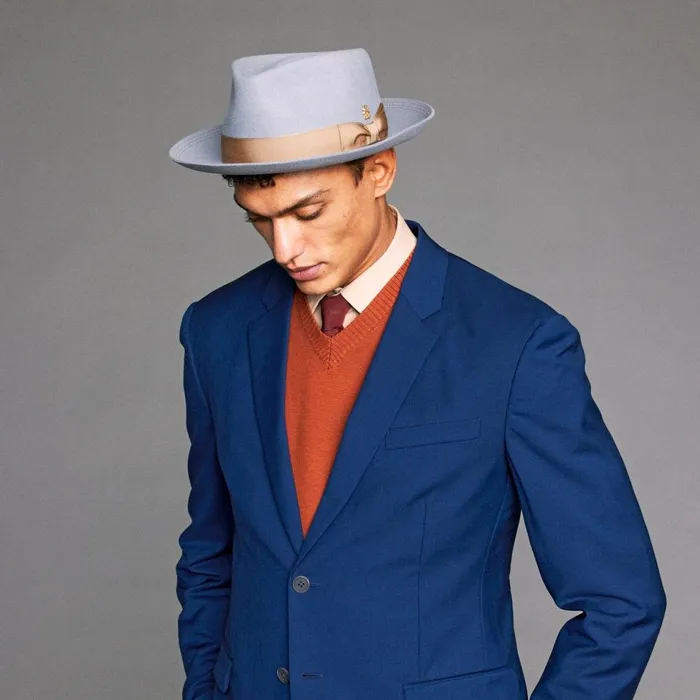 Men Pork Pie Hats Mayser Levi Hair Felt Hat Zechbauer Gray Men Pork Pie Hats Mayser Levi Hair Felt Hat Zechbauer Gray