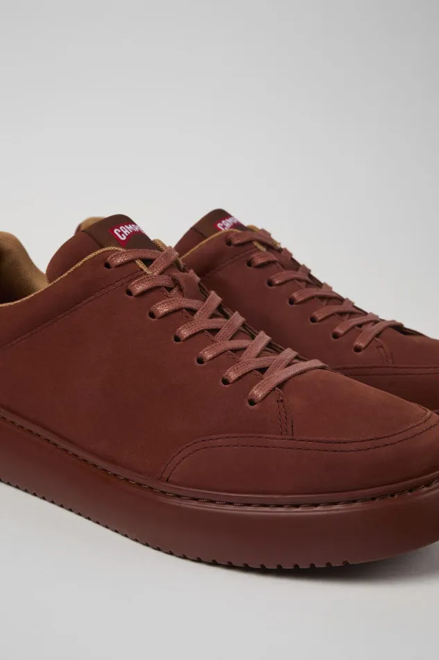 Men Runner K21 Red Nubuck Sneakers Camper Sneakers