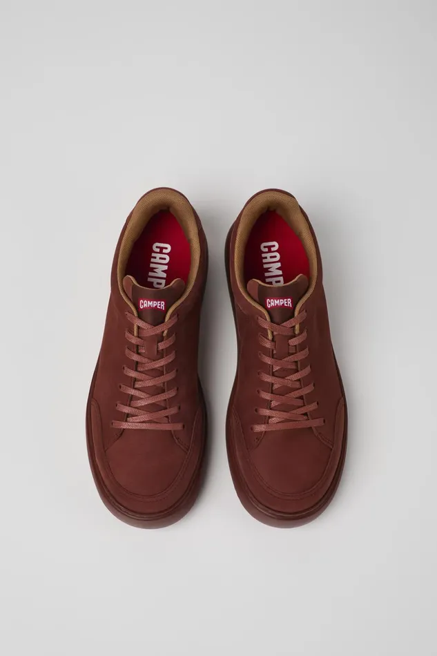 Men Runner K21 Red Nubuck Sneakers Camper Sneakers Men Runner K21 Red Nubuck Sneakers Camper Sneakers