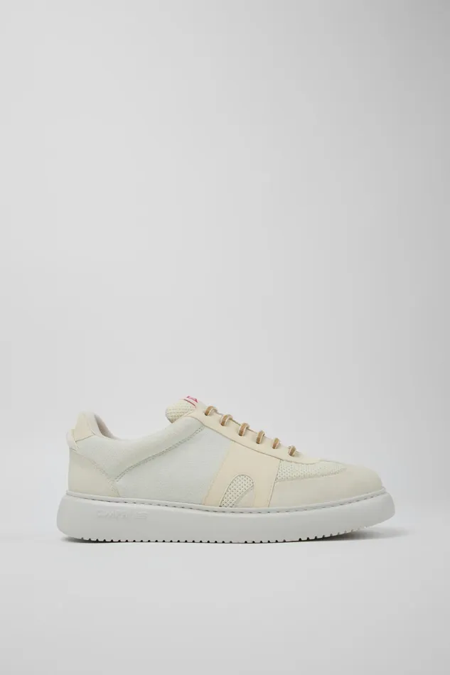 Men Runner K21 Sorona White Textile Sneakers Camper Sneakers Men Runner K21 Sorona White Textile Sneakers Camper Sneakers