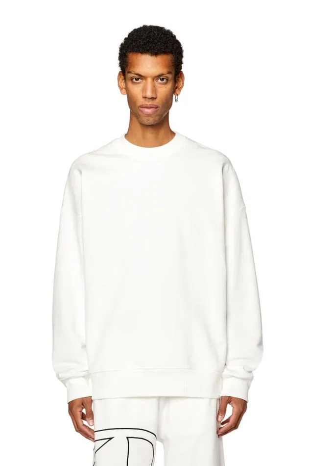 Men SRobMegovalD White Diesel Sweaters Men SRobMegovalD White Diesel Sweaters