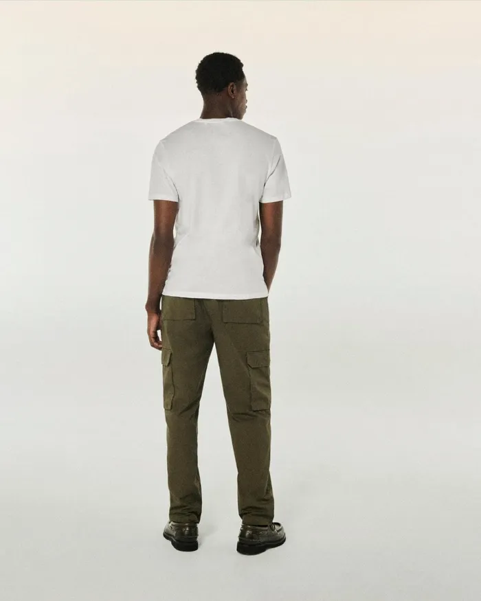 Men Shirts and TShirts From Future Short Sleeve VNeck TShirt White