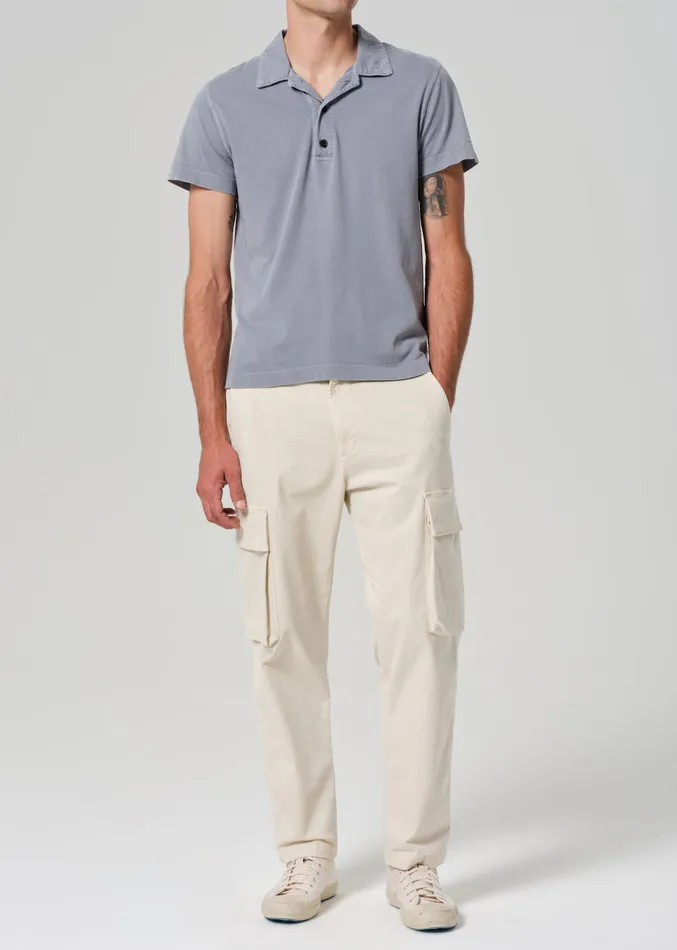 Men Shirts Citizens Of Humanity Himari Polo In Hematite