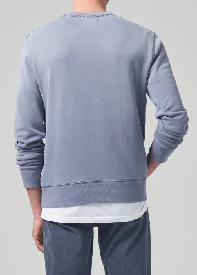 Men Shirts Citizens Of Humanity Vintage Crewneck Sweatshirt In Vintage Indigo