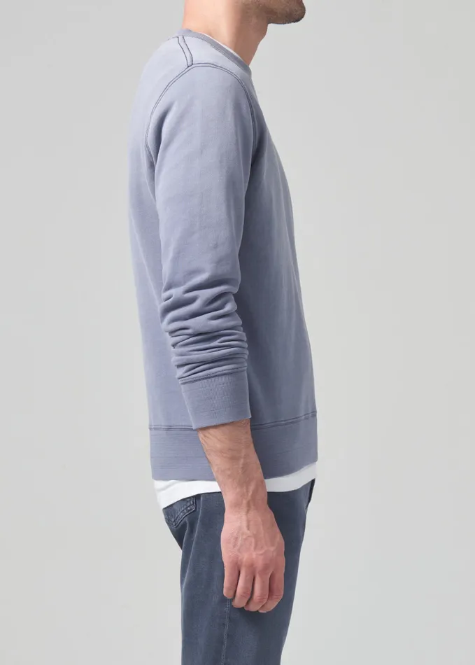 Men Shirts Citizens Of Humanity Vintage Crewneck Sweatshirt In Vintage Indigo