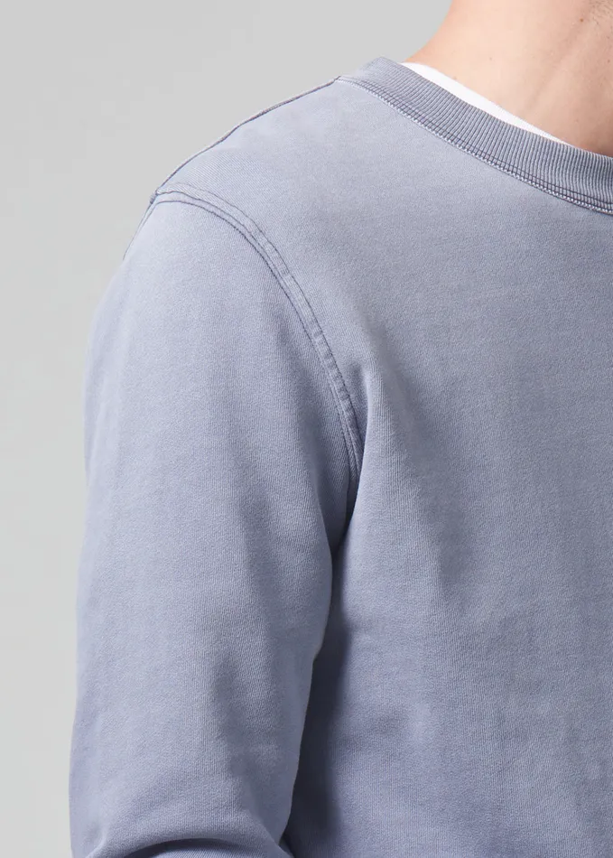 Men Shirts Citizens Of Humanity Vintage Crewneck Sweatshirt In Vintage Indigo