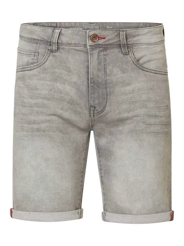 Men Shorts Petrol Industries Jackson Denim Shorts Dusty Silver