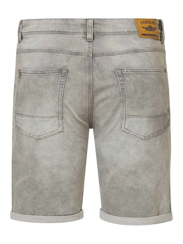 Men Shorts Petrol Industries Jackson Denim Shorts Dusty Silver
