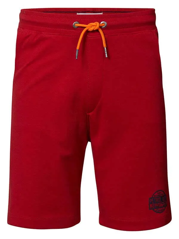 Men Shorts Petrol Industries JoggerStyle Shorts Fire Red