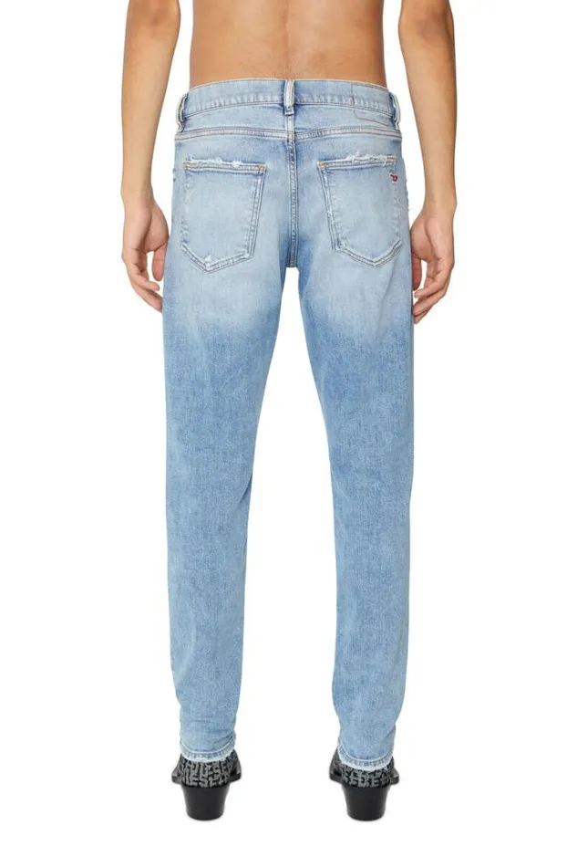 Men Slim Jeans 2019 DStrukt 09e67 Light Blue Diesel Slim Men Slim Jeans 2019 DStrukt 09e67 Light Blue Diesel Slim