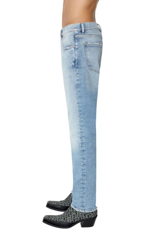 Men Slim Jeans 2019 DStrukt 09e67 Light Blue Diesel Slim Men Slim Jeans 2019 DStrukt 09e67 Light Blue Diesel Slim