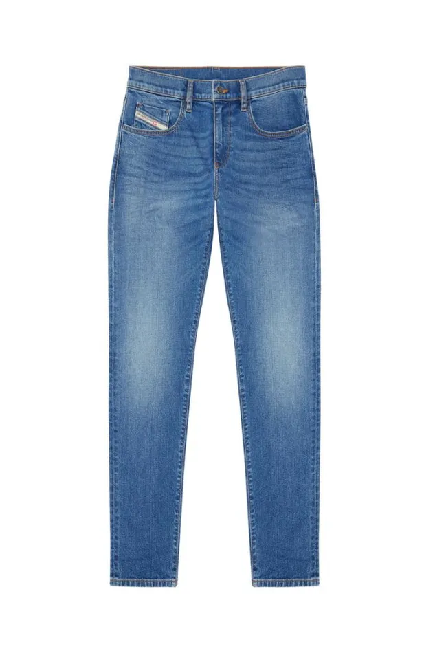 Men Slim Jeans 2019 DStrukt 0enat Medium Blue Diesel Slim Men Slim Jeans 2019 DStrukt 0enat Medium Blue Diesel Slim