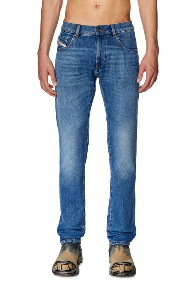 Men Slim Jeans 2019 DStrukt 0enat Medium Blue Diesel Slim Men Slim Jeans 2019 DStrukt 0enat Medium Blue Diesel Slim