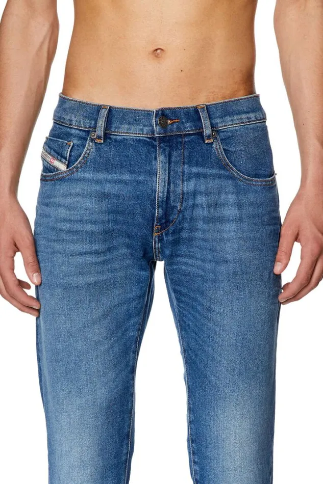 Men Slim Jeans 2019 DStrukt 0enat Medium Blue Diesel Slim Men Slim Jeans 2019 DStrukt 0enat Medium Blue Diesel Slim