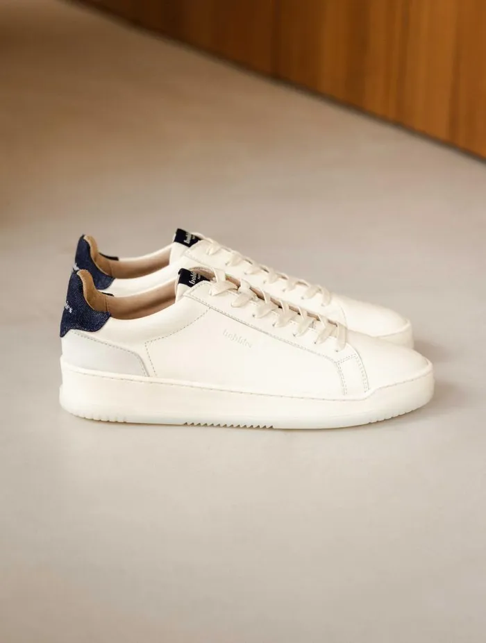 Men Sneakers Bobbies Daniil Cream and Denim Brut Men Sneakers Bobbies Daniil Cream and Denim Brut