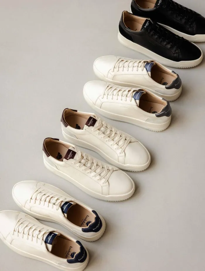 Men Sneakers Bobbies Daniil Cream and Denim Brut Men Sneakers Bobbies Daniil Cream and Denim Brut